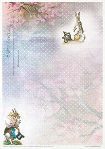 Easter Bunny Rice Paper Set by ITD Collection, RP050, Pack of 11 08