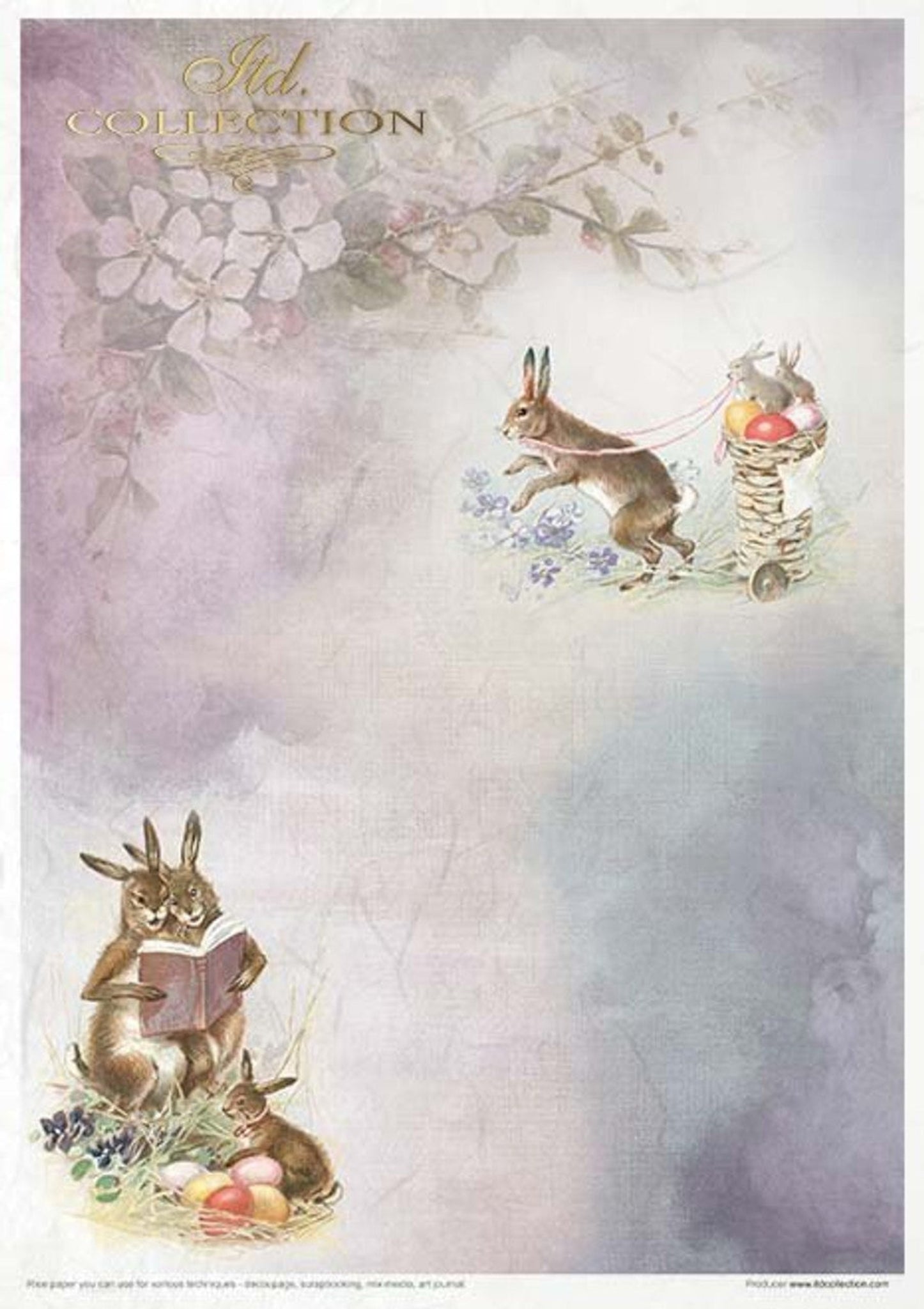 Easter Bunny Rice Paper Set by ITD Collection, RP050, Pack of 11 – My ...