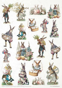 Easter Bunny Rice Paper Set by ITD Collection, RP050, Pack of 11 10