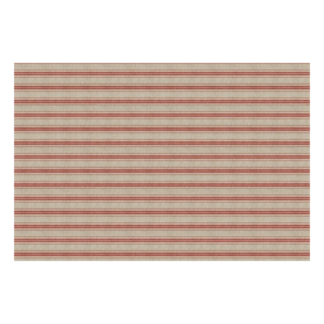 Red Ticking Decoupage Paper by Roycycled Treasures, Farmhouse Stripe