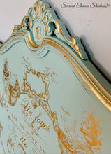 Load image into Gallery viewer, Prima Redesign Decor Wax, Eternal, Gold, Shown on Painted Headboard