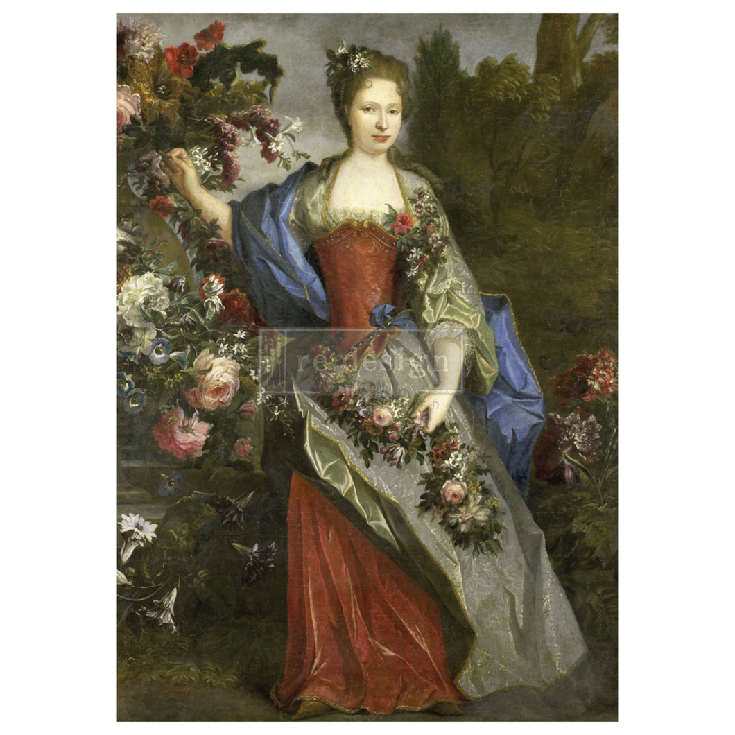 Redesign Prima A1 Decoupage Decor Rice Paper, Royal Garden, 33