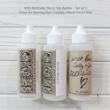 Load image into Gallery viewer, IOD Custom Decor Ink Refillable Empty Bottles, Set of 3