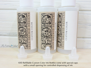 IOD Custom Decor Ink Refillable Empty Bottles, Set of 3
