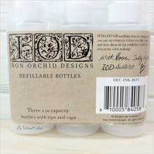 Load image into Gallery viewer, Iron Orchid Designs Custom Decor Ink Refillable Bottles Set of 3