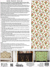 Load image into Gallery viewer, IOD Rose Chintz Paint Inlays Back Cover View, Iron Orchid Designs