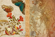Load image into Gallery viewer, Roycyled Fall Project Blocks Decoupage Paper with Fairies and Butterflies