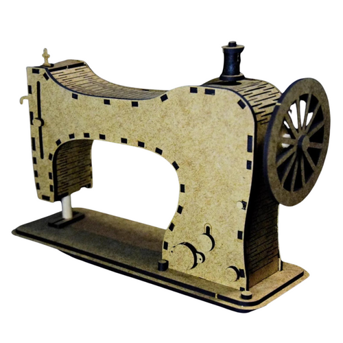 Vintage Boutique Sewing Machine 3D Kit by SnipArt
