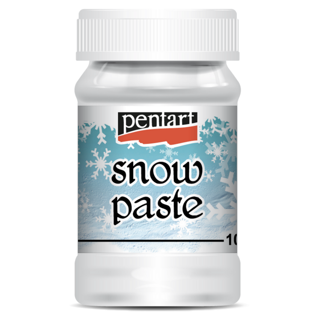 Pentart Snow Paste, 100 mL, Create Snowy Effect