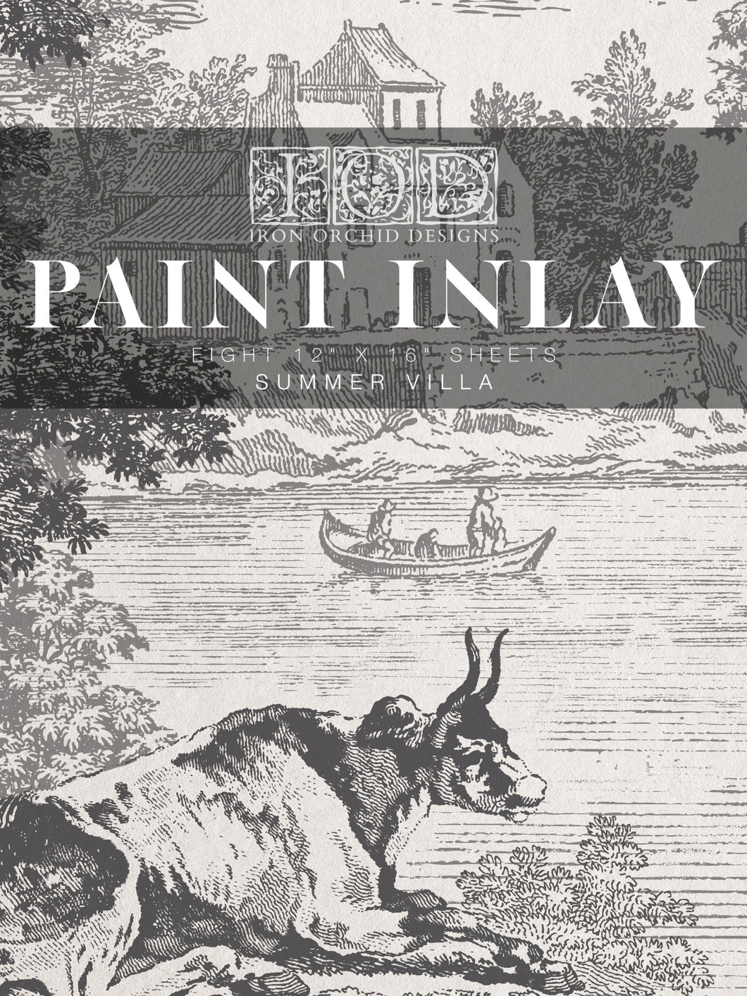 Summer Villa Paint Inlay by IOD, Iron Orchid Designs