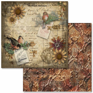Sweet Autumn Mini Scrapbook Set by Decoupage Queen, 6" x 6", page 10 of 12