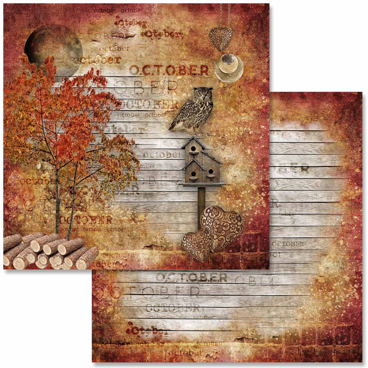 Scrapbook Autumn Album Size 15x20 Cm. 