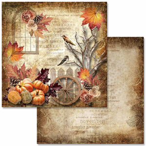 Sweet Autumn Mini Scrapbook Set by Decoupage Queen, 6" x 6", page 5 of 12