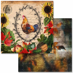 Sweet Autumn Mini Scrapbook Set by Decoupage Queen, 6" x 6", page 7 of 12