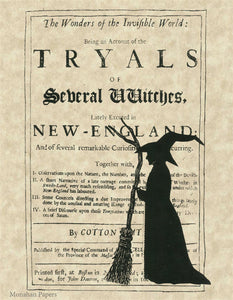 Tryals of Several Witches French Milled Paper by Monahan Papers, 8 x 10