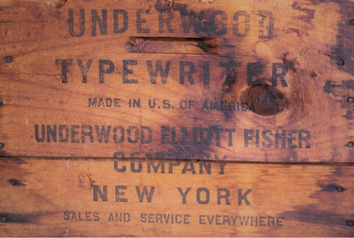 Underwood Crate Decoupage Tissue Paper by Roycycled Treasures