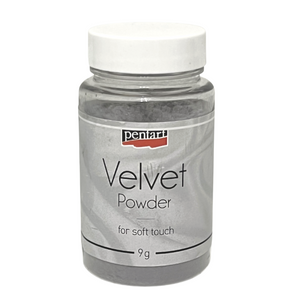 Pentart Velvet Powder, Grey 9 g 