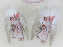 Load image into Gallery viewer, Victorian Snow Angel Christmas Ornament by The Velvet Rabbit