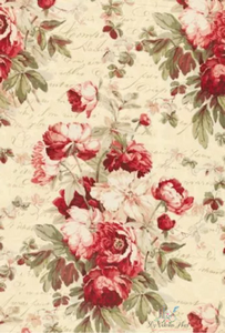 Roycycled Decoupage Paper, Vintage Wallpaper, Vintage Floral Style