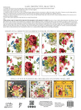 Load image into Gallery viewer, Iron Orchid Designs Wall Flower Decor 8 Sheet Transfer Pad, IOD