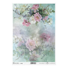 Load image into Gallery viewer, ITD Collection R1388, Watercolor Floral, Roses, Klein