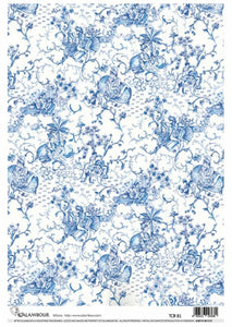 Calambour Italy Whimsical Toile Rice Paper