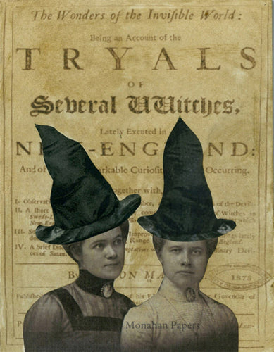 Witch Sisters by Monahan Papers, 8 x 10, Victorian Halloween