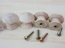 Load image into Gallery viewer, Iron Orchid Designs Wooden Knobs, Set of 4, 1.25&quot;