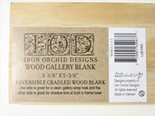 Load image into Gallery viewer, IOD Wood Gallery Blanks for DIY Art Decor, Iron Orchid Designs