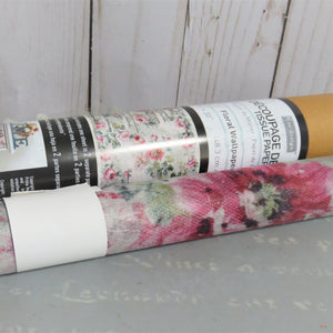 Redesign Prima Floral Wallpaper Decoupage Tissue Paper Tube Packaging