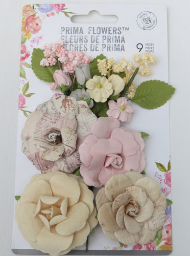 Prima Flowers Lavender Collection, Scrapbooking Embellishments