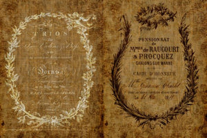 Ephemeral Burlap Decoupage Paper by Roycycled Treasures